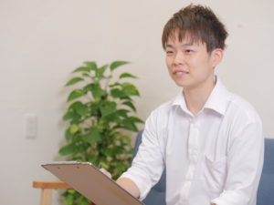 オンラインサロン入会後の流れ　STEP1　カウンセリングイメージ